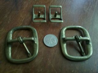 North And Judd Brass Buckles