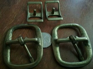 North And Judd Brass Buckles 2