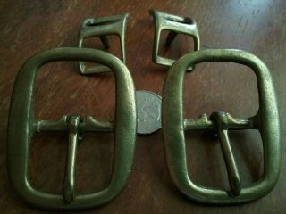 North And Judd Brass Buckles 3