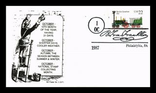 Dr Jim Stamps Us Brother Jonathan Locomotive Limited Edition First Day Cover