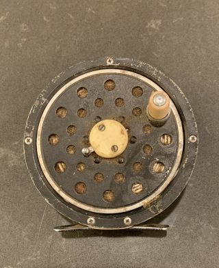 Vintage Japanese 3 - 1/2” Diameter Single Action Fly Reel