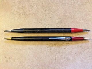 Vtg Autopoint Double End Mechanical Pencil Red/black And One More