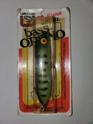 Old Luhr - Jensen Bass Oreno Lure In Package