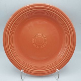 Homer Laughlin Fiestaware Large Orange 10.  5 " Dinner Plate