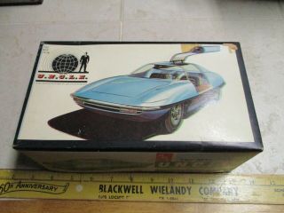 Vtg Amt Plastic Model Kit Man From Uncle 1/25 Spy Car 1967 Box Only Tv Show