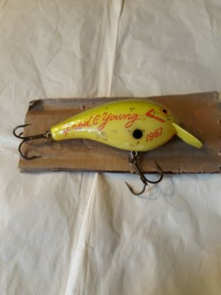 Fred Young Signature Series 1967 Big - O,  Cotton Cordell Plug Lure Bait