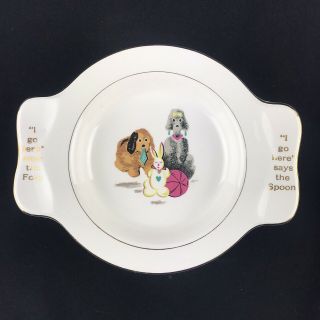 Vintage 1940s 1950s Homer Laughlin My Own Plate Child 