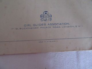 Vintage 1930s Girl Guides Be Prepared Belt,  whistle,  badge & Coronation Song bk 3