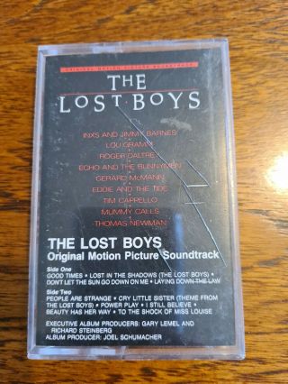 The Lost Boys Soundtrack Cassette Tape Vintage