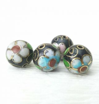 Vintage Unusual Rare Cloisonne Enamel Beads Your Choice Of Design