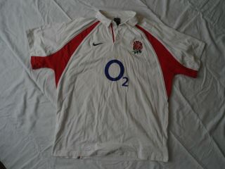Vintage England Nike Rugby Jersey Shirt Size 2 Xl