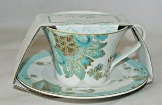 222 Fifth Eliza Spring Porcelain Floral Teacup & Saucer Set