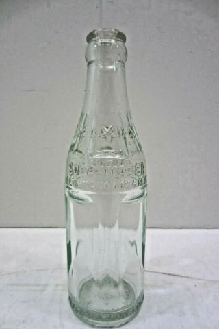 Antique Star Soda Water Bottle Property Coca Cola 6 Oz 1920s Jefferson City Mo
