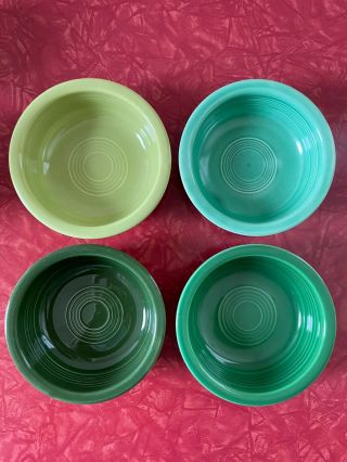 Vintage Fiesta (fiestaware) 5 1/2 " Fruit Bowl (5 9/16 " Diameter) The Greens