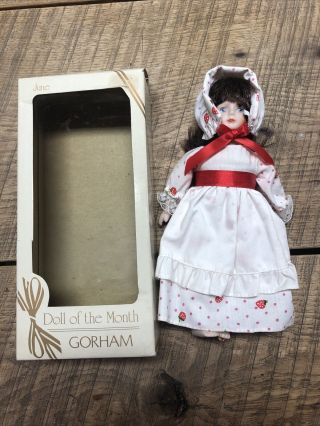 Vintage 1983 Gorham Doll Of The Month June