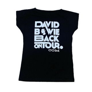 David Bowie Back On Tour T Shirt Size X Small
