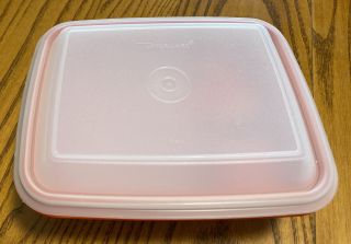Vintage Tupperware Pack N Carry Lunch Box 1513 Paprika Orange - Box,  Lid & more 2