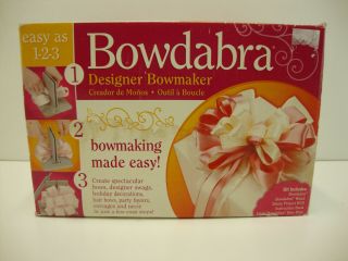 Bowdabra Full Size Designer Bow Maker - Bow1003 - And Instructions