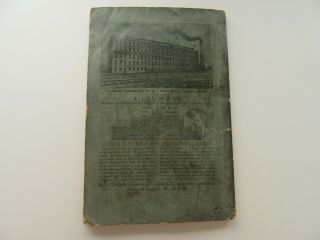 Antique 1890 ' s C I Hood ' s Combined Cook Book,  Sarsaparilla 3