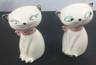 Vintage 1958 Holt Howard Cozy Kittens Salt And Pepper Shakers Siamese Cats Retro