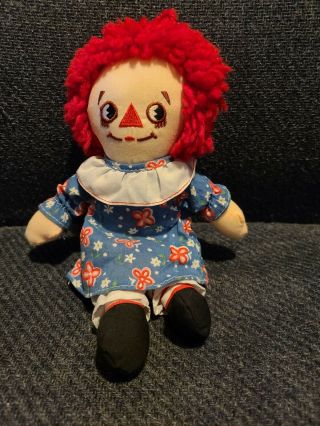 Vintage Applause Knickerbocker Toy Co.  Raggedy Ann Small Doll