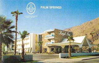 Palm Springs California Royal Inn Exterior View Vintage Postcard J76268