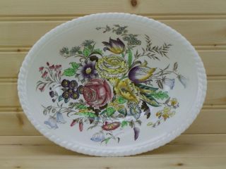 Johnson Brothers Garden Bouquet 9¾ " Oval Vegetable Bowl - Windsor Ware England