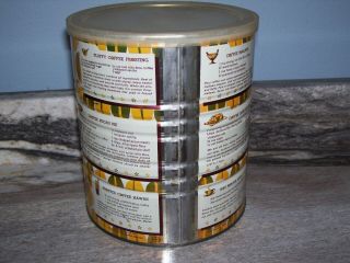 Vintage 1962 Limited Hills Bros.  Coffee Can Tin with Lid. 3