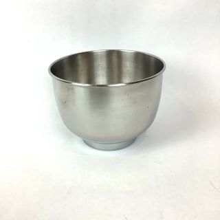 Vintage Sunbeam Mixmaster Replacement 6 " Small Mixing Bowl Stainless Steel Usa