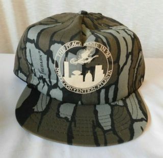 Vintage 1988 Nwtf Convention Atlanta Ga Cap Camo Hat National Wild Turkey Fed