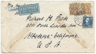 Denmark,  WWII Refugee Camp,  1946 Air Cover from Oksbol Camp w/Oval h/s 2