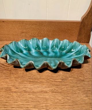 Vintage Blue Mountain Pottery Bowl Dish Mcm Handmade