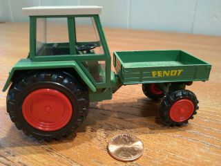 Vintage Cursor 478 Fendt Gerate Carner Model Tractor Scale Green Toy