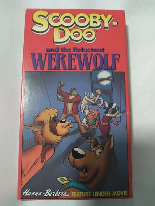 Scooby Doo And The Reluctant Werewolf Hanna Barbera Vhs Vintage