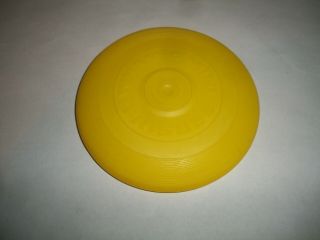 Vintage 1967 Wham - O Mini Frisbee 3 1/2 “ Yellow