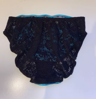 Vintage Valentino High Cut & Lace Panties Size Medium