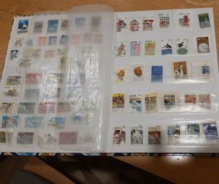 Stamp Album Mostly Australian And Some Worldwide