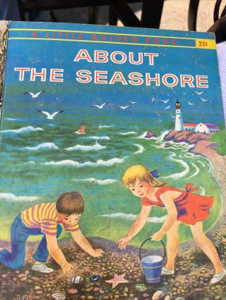 Vintage 1st Edition A Little Golden Book 284 About The Seashore Kathleen N.  Daly