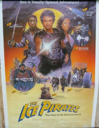 Vintage Movie/video Poster - - - The Ice Pirates