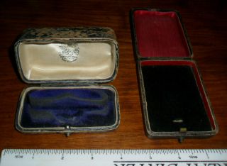 Antique Vintage Jewellery / Watch Box / Medal Display Boxes