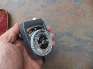 Vintage Gossen Pilot CDS Light Meter With Leather Case - West Germany 2