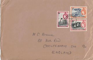 Tristan Da Cunha - Cover To The U.  K At The 6d Rate; Cancelled By S/ring 31.  10.  1959