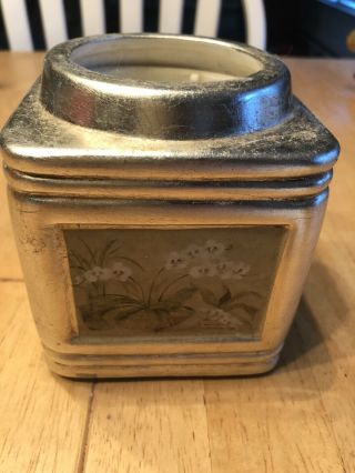 Vintage Croscill Home Orchards And Narcissus Cup Holder