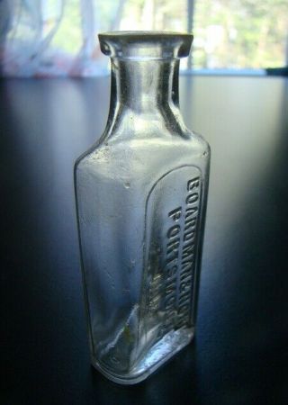 Antique BOARDMAN & NORTON - PORTSMOUTH,  N.  H.  - Hampshire Medicine Bottle 3