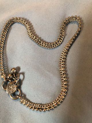 Vintage Heart Anklet Silver Town Dangle Chain Vgc