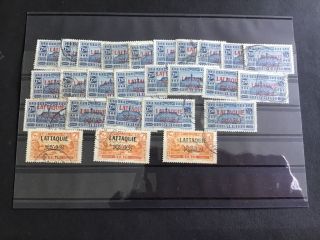 French Mandate Territories Latakia Overprint Stamps R38753