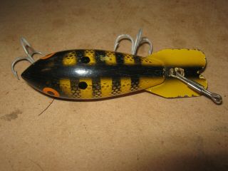 Vintage Bomber Fishing Lure No Packaging.  Wooden