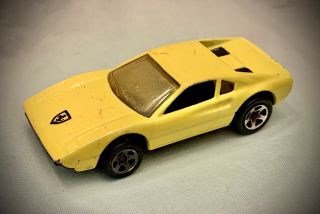 Vintage 1977 Hot Wheels - Yellow Ferrari Diecast