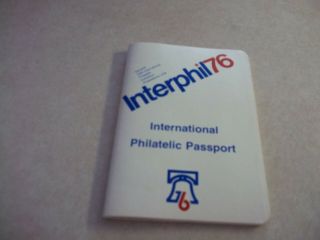 Vintage Interphil 76 International Passport Loaded With Stamps,  Cancels