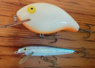 Two Vintage Rebel Lures Sweet Mini - R And Minnow Floater In Boxes